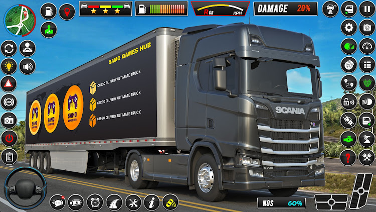 #2. Euro Truck Transport Games (Android) By: Spartans Gaming Zone