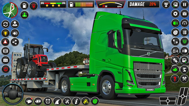 #6. Euro Truck Transport Games (Android) By: Spartans Gaming Zone