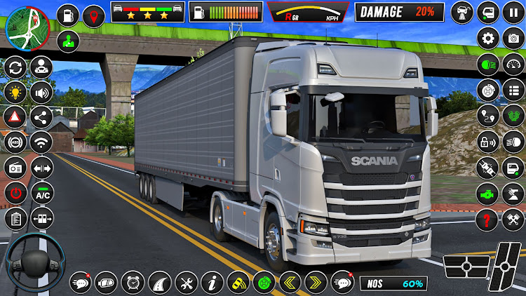 #4. Euro Truck Transport Games (Android) By: Spartans Gaming Zone