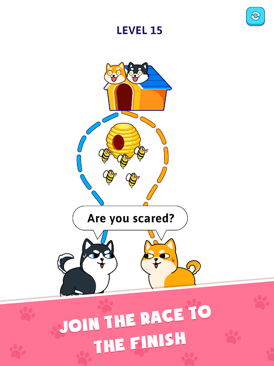 #7. Doge Rush : Draw Home Puzzle (Android) By: TERAs Games