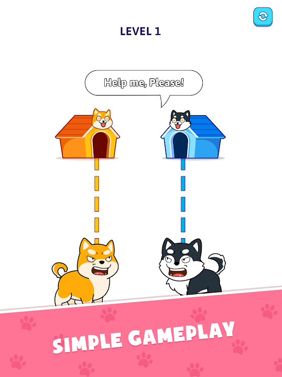 #10. Doge Rush : Draw Home Puzzle (Android) By: TERAs Games