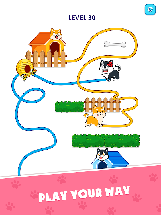 #9. Doge Rush : Draw Home Puzzle (Android) By: TERAs Games