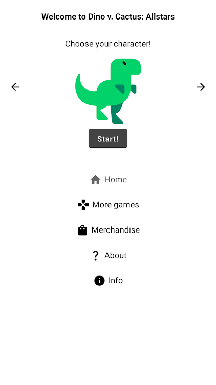 #5. Dino v. Cactus: Allstars Jump (Android) By: DegerGames