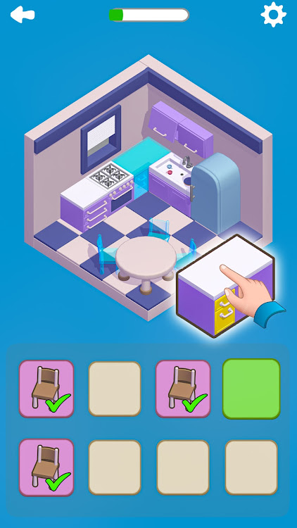 #4. Decore Room Merge (Android) By: Avari Games Studio