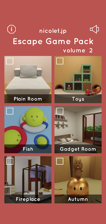 #8. Escape Game Pack 2 (Android) By: nicolet.jp