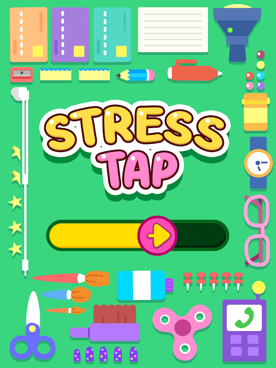 #8. Stress Tap Ease: ASMR Games (Android) By: Piggy Panda Inc