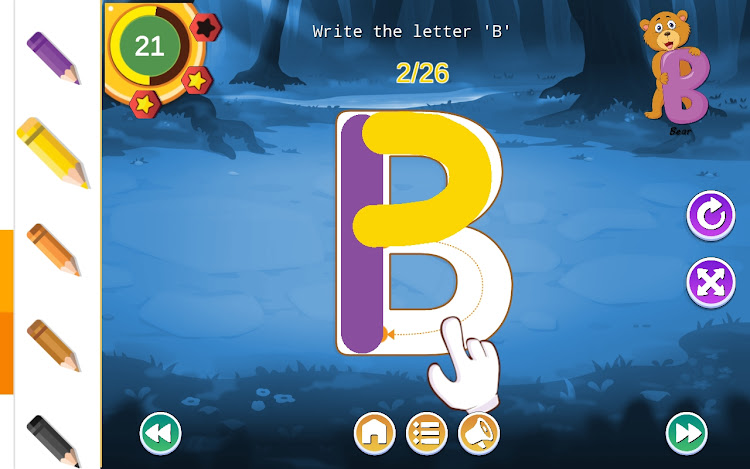 #7. Learn MyABC - Preschool (Android) By: FeatherApp Games