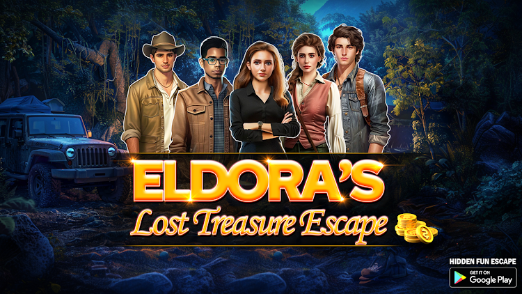 #9. Eldora’s Lost Treasure Escape (Android) By: Hidden Fun Escape