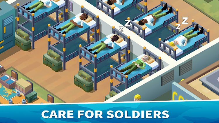 #4. Army Tycoon : Idle Base (Android) By: Hello Games Team