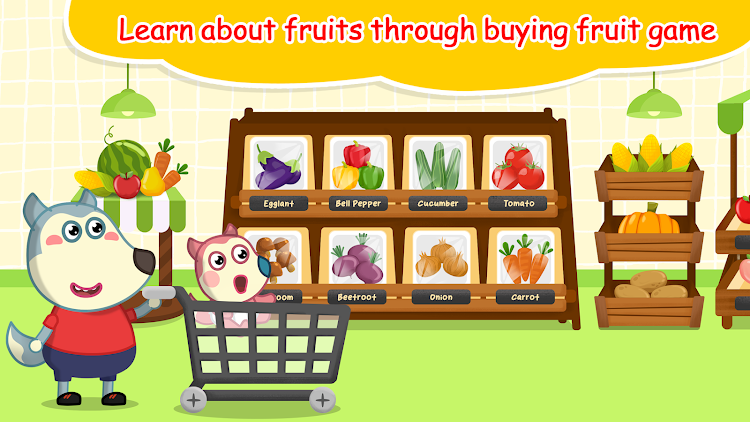 #3. Wolfoo Supermarket, Shopping (Android) By: Wolfoo Family