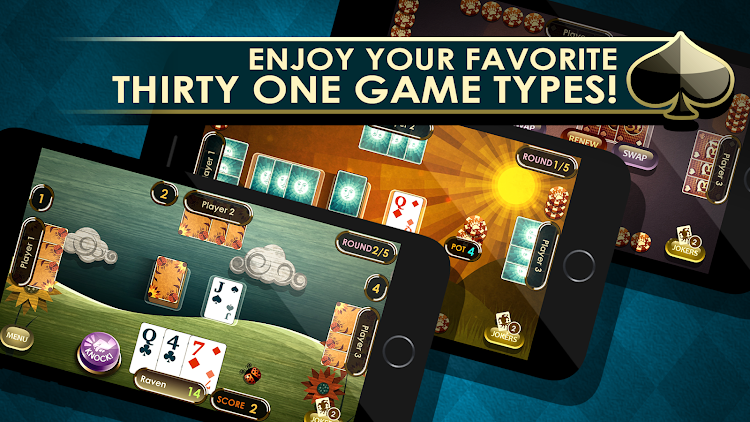 #3. Thirty One Rummy (Android) By: North Sky Games