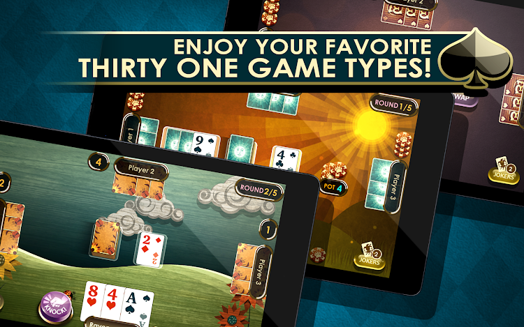 #8. Thirty One Rummy (Android) By: North Sky Games