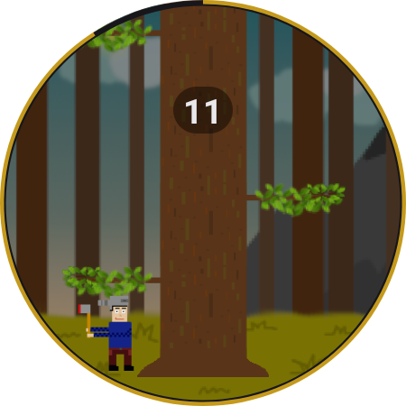 #3. Lumberjack - Chop the tree (Android) By: Douglas Silva :: Dect