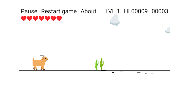 #4. Evil Goat Run! Jumper game (Android) By: DegerGames