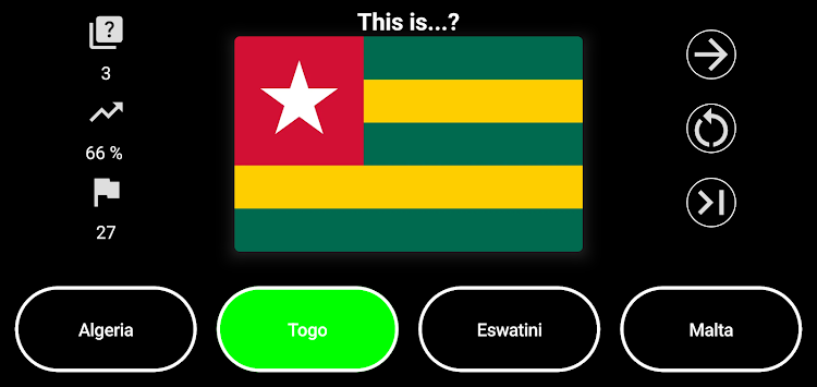 #5. Super Flags! Flag Quiz Premium (Android) By: DegerGames