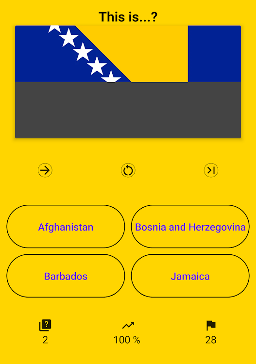 #4. Super Flags! Flag Quiz Premium (Android) By: DegerGames