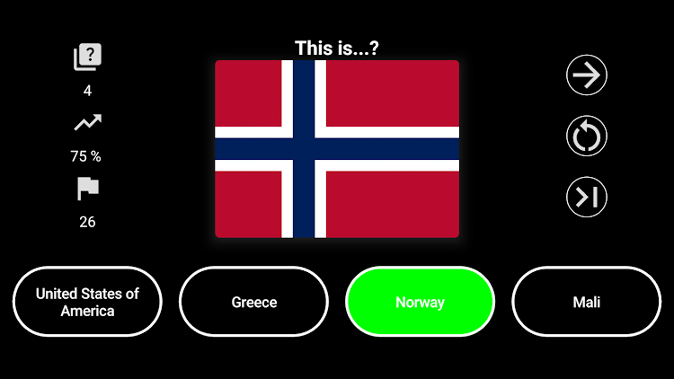 #8. Super Flags! Flag Quiz Premium (Android) By: DegerGames