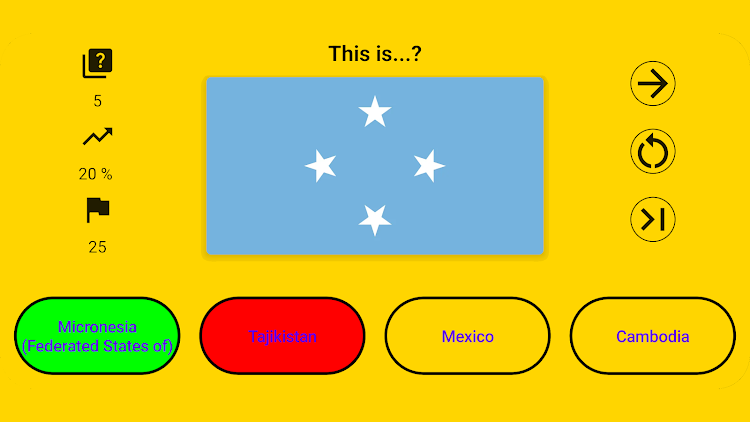 #7. Super Flags! Flag Quiz Premium (Android) By: DegerGames