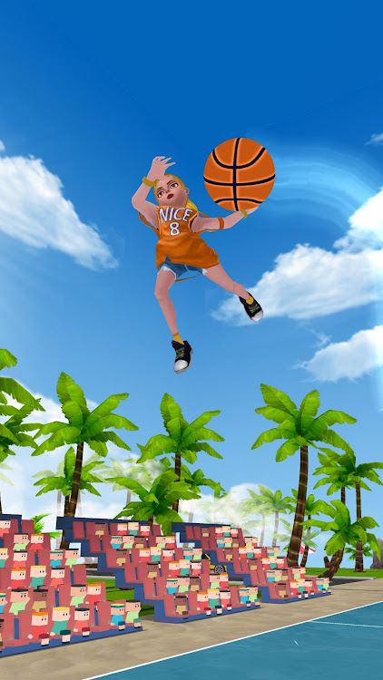 #7. Street Basketball: Dunk & Hoop (Android) By: Elbow Games