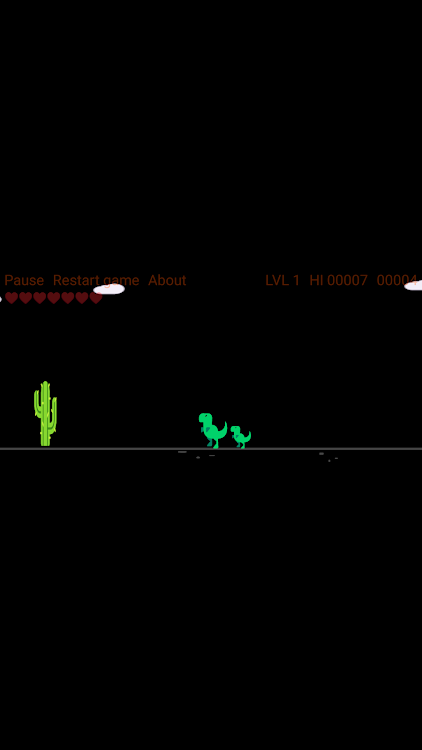 #4. Cactus vs. Dino: Dino jumper (Android) By: DegerGames