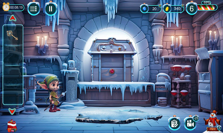 #2. Christmas Game: Frosty World (Android) By: HFG Entertainments