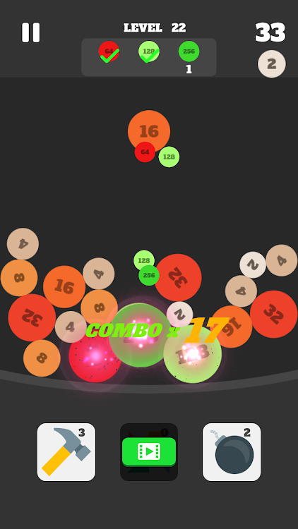 #3. Bubble Number Mix (Android) By: Wow Games Ltd.