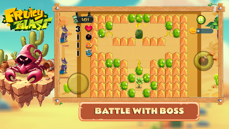 #9. Boomber: Fruit Blast! (Android) By: G5-Studio