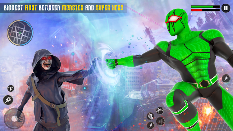 #3. Spider Rope Hero Man Games (Android) By: Next Logic Games