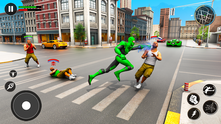 #5. Spider Rope Hero Man Games (Android) By: Next Logic Games