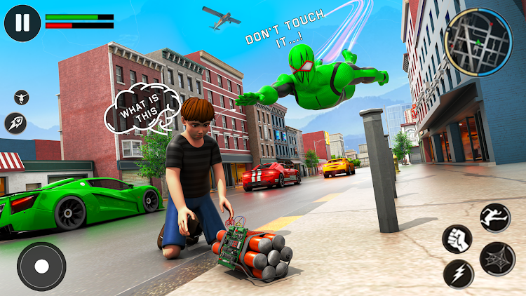 #6. Spider Rope Hero Man Games (Android) By: Next Logic Games