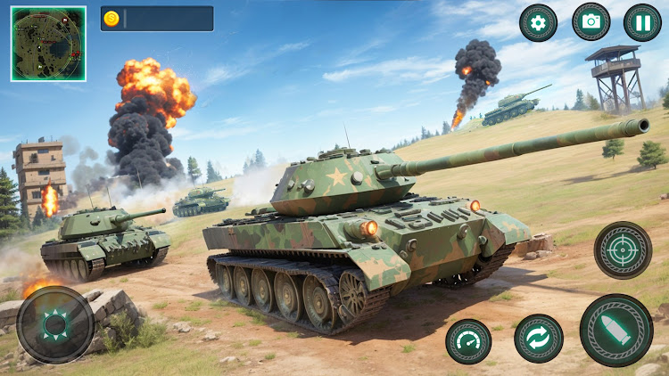 #2. Military Tank War Machine Sim (Android) By: Crood Games Studio