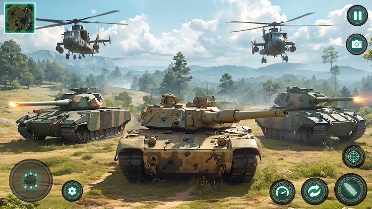 #4. Military Tank War Machine Sim (Android) By: Crood Games Studio