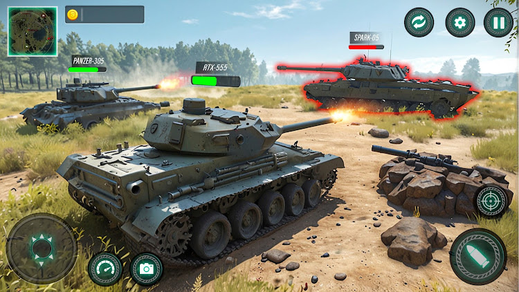 #5. Military Tank War Machine Sim (Android) By: Crood Games Studio