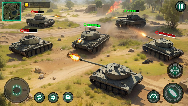 #6. Military Tank War Machine Sim (Android) By: Crood Games Studio