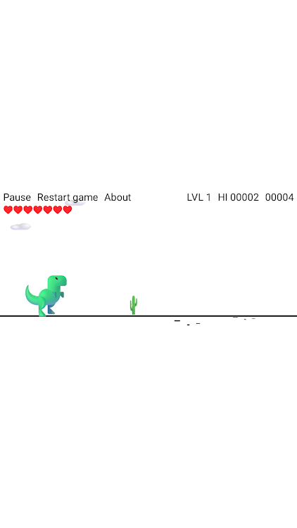 #2. Cactus vs. Dino: 3D - Jump (Android) By: DegerGames