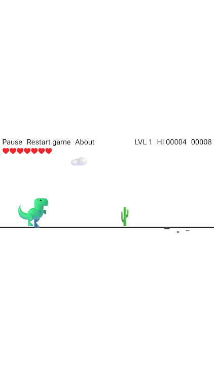 #3. Cactus vs. Dino: 3D - Jump (Android) By: DegerGames