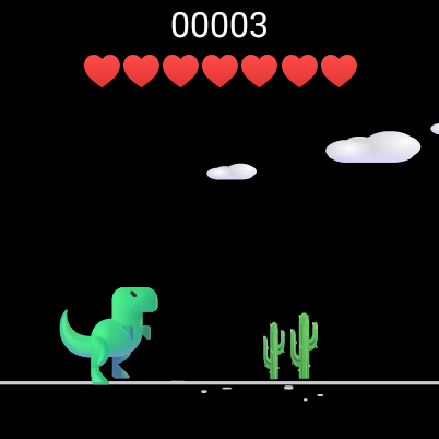 #9. Cactus vs. Dino: 3D - Jump (Android) By: DegerGames