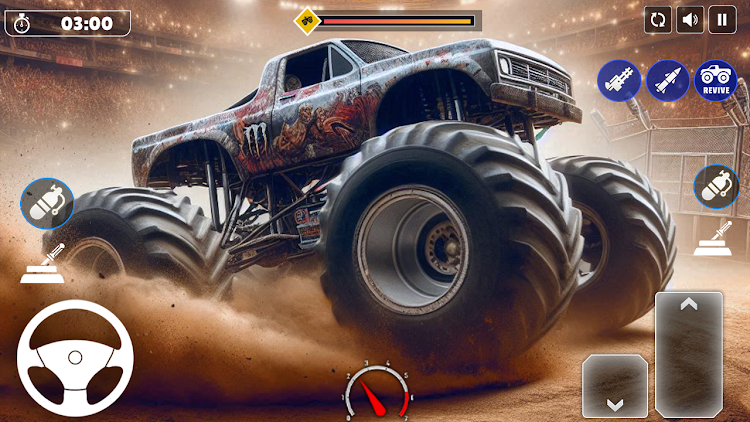 #3. ThunderRoads: Monster Rally (Android) By: Bat Cave Studio