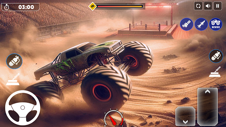 #4. ThunderRoads: Monster Rally (Android) By: Bat Cave Studio