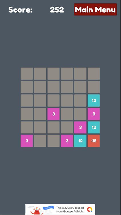 #4. three - 2048 but with 3s! (Android) By: Weber Web, LLC