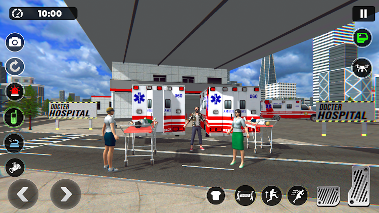 #3. Ambulance Rescue Doctor Games (Android) By: Bat Cave Studio