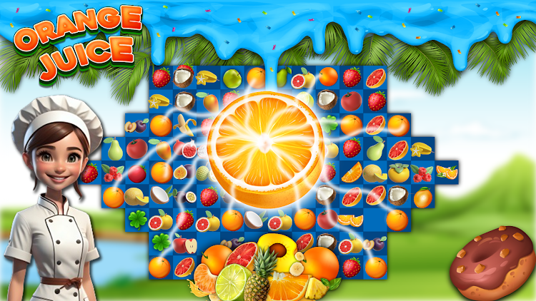 #2. Fruit Match 3 Game (Android) By: Speed Star Games