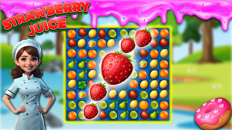 #7. Fruit Match 3 Game (Android) By: Speed Star Games