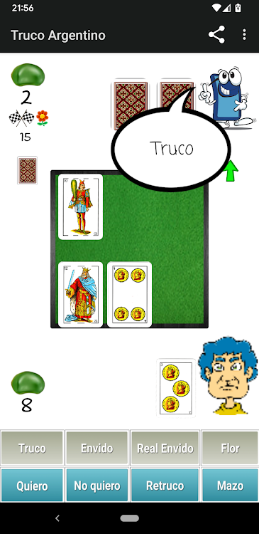 #3. Argentinean truco (Android) By: Cool Apps Team