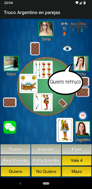 #6. Argentinean truco (Android) By: Cool Apps Team