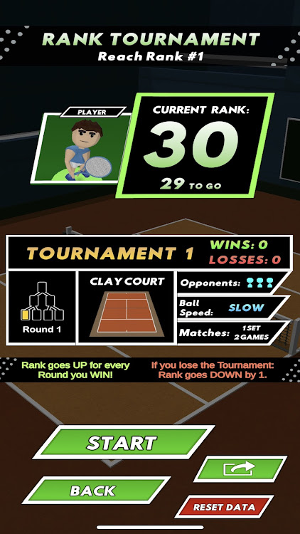 #4. Competitive Tennis Challenge (Android) By: Magnin & Associates