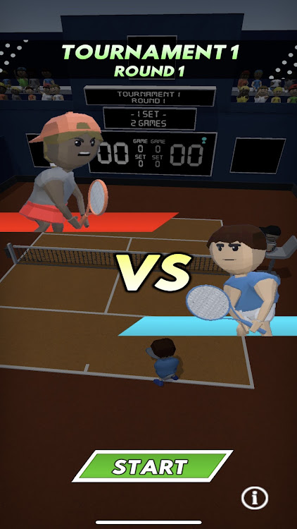 #5. Competitive Tennis Challenge (Android) By: Magnin & Associates