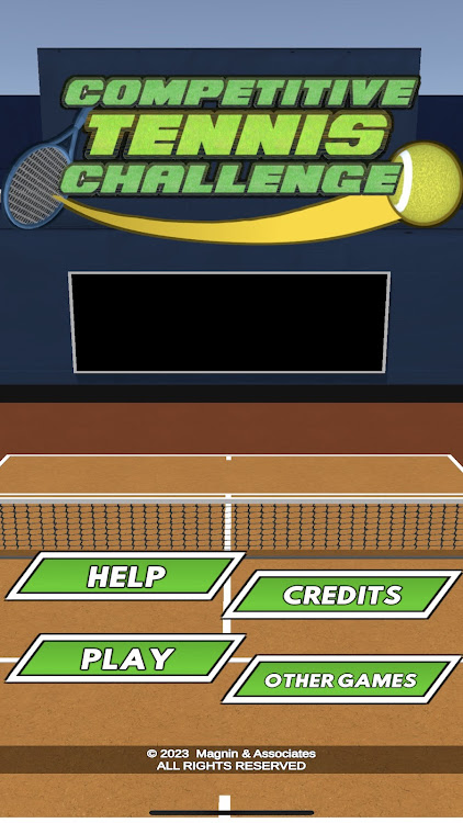 #9. Competitive Tennis Challenge (Android) By: Magnin & Associates