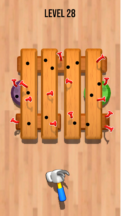 #4. Hammer And Nails (Android) By: Beautifully Made Games