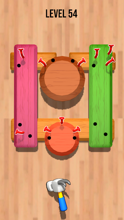 #6. Hammer And Nails (Android) By: Beautifully Made Games